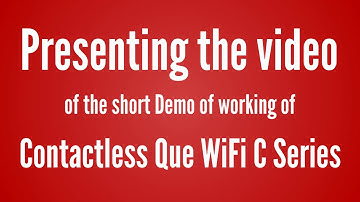Contactless Queue Management System