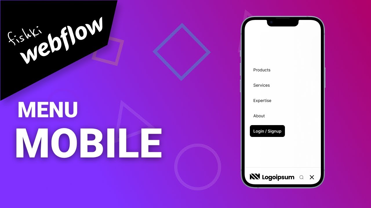 Мобильное меню с выходом снизу | Bottom Navigation Mobile Menu - YouTube