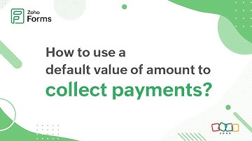 How to use a default value of amount to collect payments