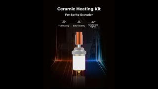 Creality Sprite Pro Ceramic Hotend Upgrade Installation Guide