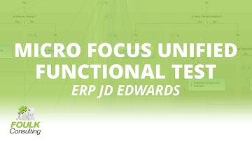Micro Focus Unified Functional Test – ERP JD Edwards