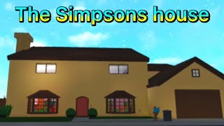 The Simpsons House in Bloxburg!