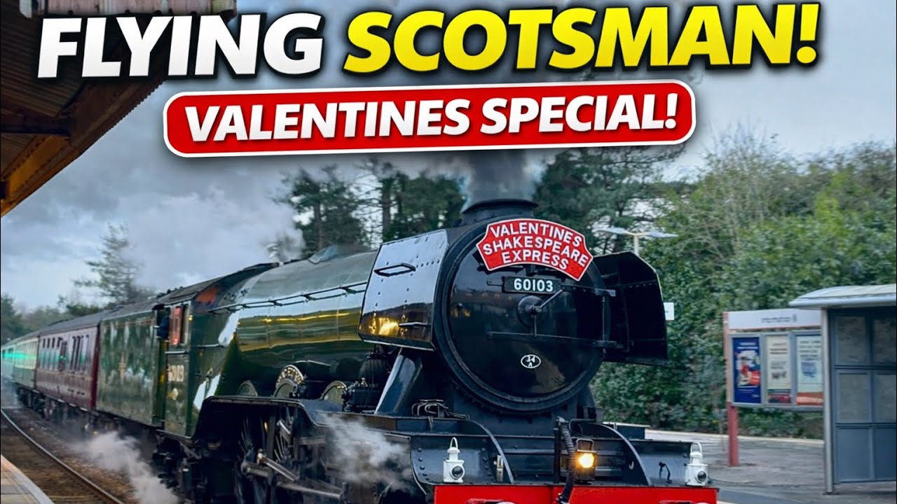 Flying Scotsman MAINLINE RUN + Class 37 Support with Two Formations Same Day #trainspotting 