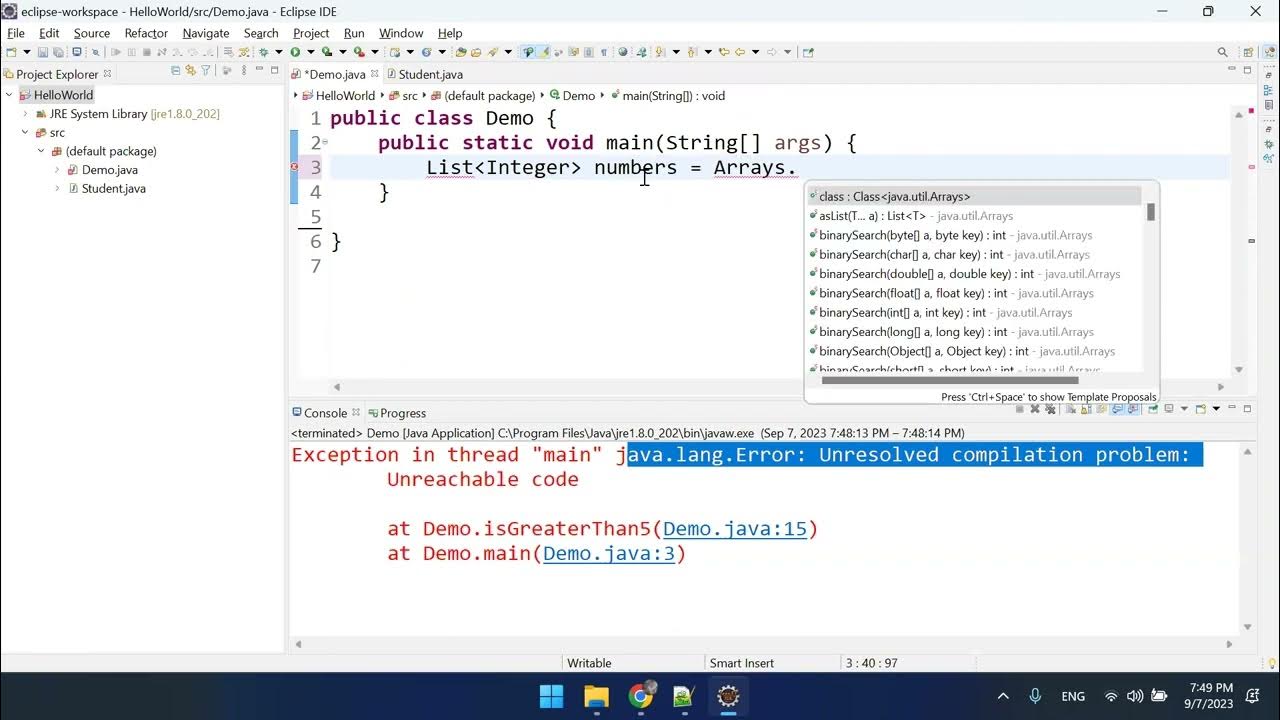 8.1.2 Exception - Overview - YouTube