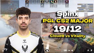 CS2 POV Vitality Spinx (19/12) vs Cloud9 (Inferno) PGL CS2 Major Copenhagen 2024 Quarter-final