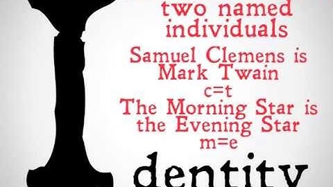 Identity (Predicate Calculus)