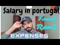 Salary in portugal 🇵🇹 / Food and Rent expenses