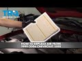 How to Replace Air Filter 1999-2006 Chevrolet Silverado 1500