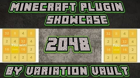 2048 | strategy game GUI | Minecraft Bukkit Plugin