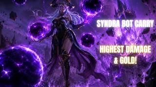 How I Carried with SYNDRA Bot! 11/7/10 KDA | Highest Damage & Gold (Season 16 LoL)