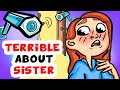 Installed a camera in the sister's room | Animated Story