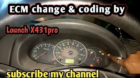 MAHINDRA SCORPIO ECM REPLACE BY LAUNCH X431PRO