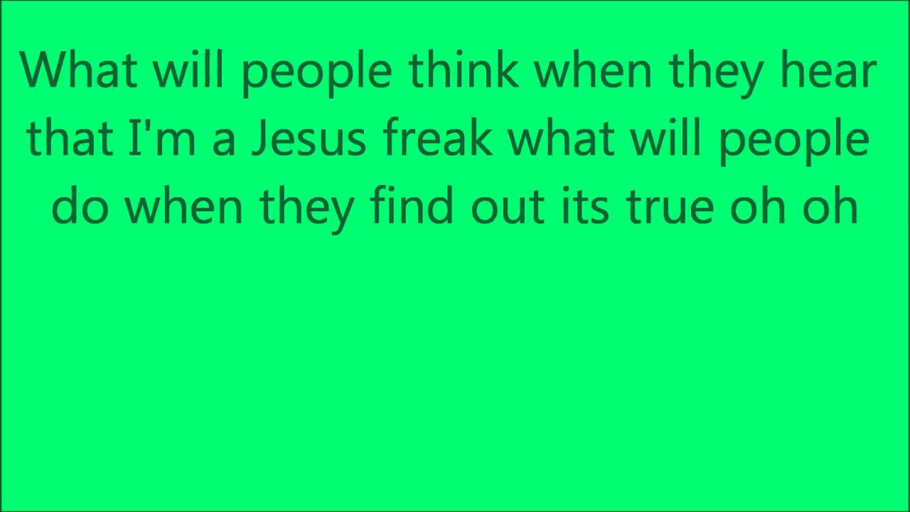 Jesus freak Dc Talk lyrics - YouTube