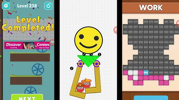 Color Block Builder vs Draw to Crash: Smash Angry Egg vs Hide Ball: Brain Teaser Game! ASMR Game!