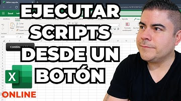 Ejecutar Scripts de Office con un botón en Excel Online