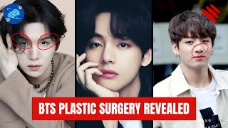 BTS Members Plastic Surgery Revealed 😱 #kpop #bangtan #bts #jungkook #taehyung #suga #btsnews #fyp