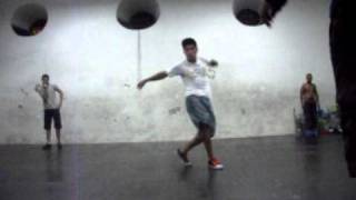 Bboy david training 2010