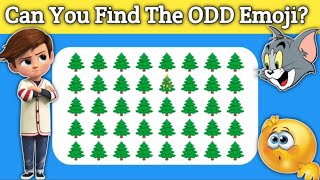 Can You Find The ODD Emoji? | Quiz | Emoji Quiz | ODD Emoji | Think Quiz