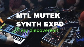 MUTEK Synth Expo 2019 + Modal Skulpt and Craft quick demo