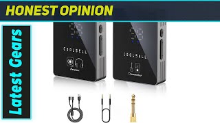 ReviewCOOLSELL 5.8G Wireless IEM System: Amazing Low Latency Audio!