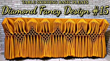 Diamond Fancy Design #15 |Table skirting Diamond Design |Flower Design |Butterfly, rose heart design
