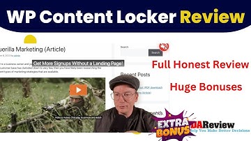 WP Content Locker Review & Plugin Demo Video
