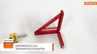 ENJOYWOOD 5-inch Woodworking Scribing Rule - Shop on Banggood