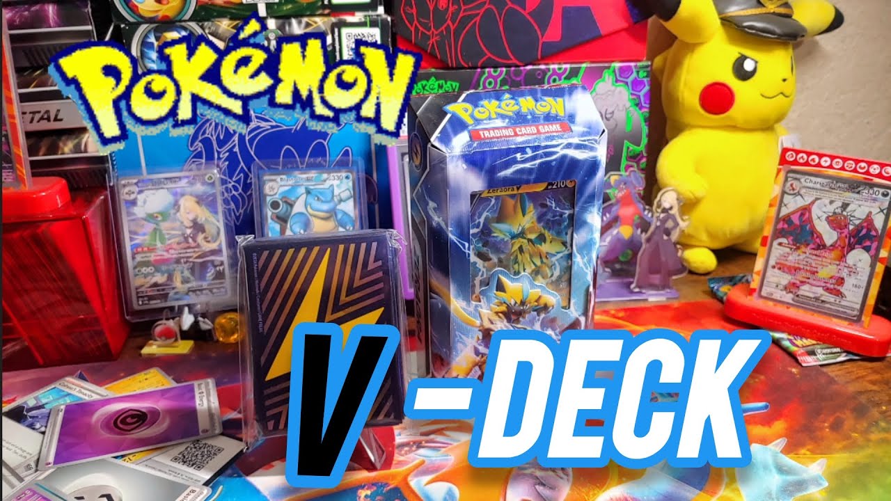 Pokémon Zeraora V Deck unboxing