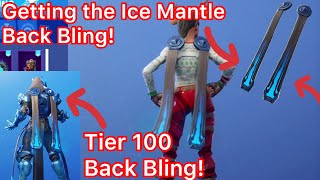 Getting the Ice Mantle Back Bling! \/ Fortnite