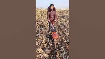 Serving agriculture rural areas and farmers #Electric weeding and trenching machine #Stubble removal