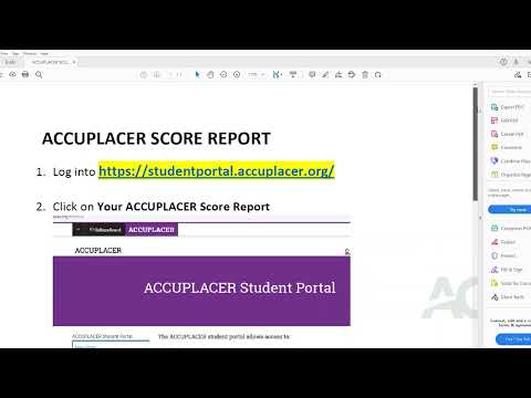 Algonquin College Pembroke Campus - Accuplacer Score