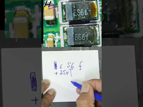 ES6 Alphanumeric Marking On SMD Tantalum Capacitor Find Voltage Capacitance Shorts
