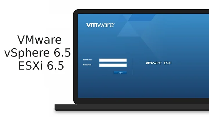 VMware vSphere 6.5 - ESXi 6.5 -  ESXi Free Web client interface - What's what