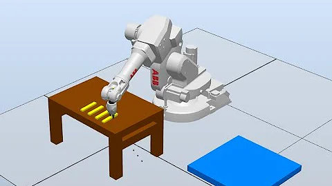 Teach create program and flexpendant of Robot Pick and Place
