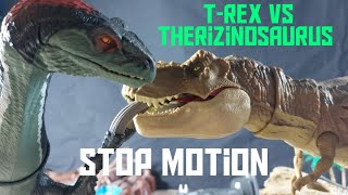 Jurassic world Dominion  // T-Rex vs Therizinosaurus  - STOP MOTION