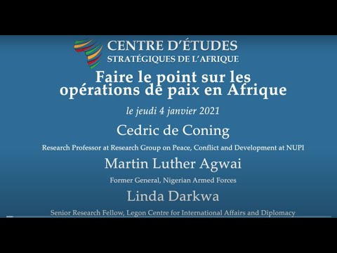 Faire le point sur les opérations de paix en Afrique