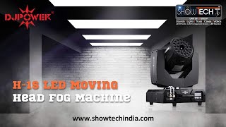 DJ Power H1S LED Moving Head Fog Machine - YouTube