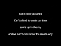 Lorenzo Fragola - The Reason Why (lyrics)