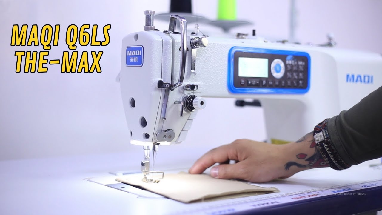 MAQI Q6LS THE-MAX, conoce la mas alta tecnología en máquina plana con inteligencia artificial