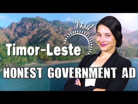 Honest Government Ad | Visit Timor-Leste! 🇹🇱