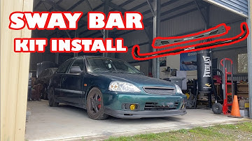 EK Civic Sway Bar Kit Install
