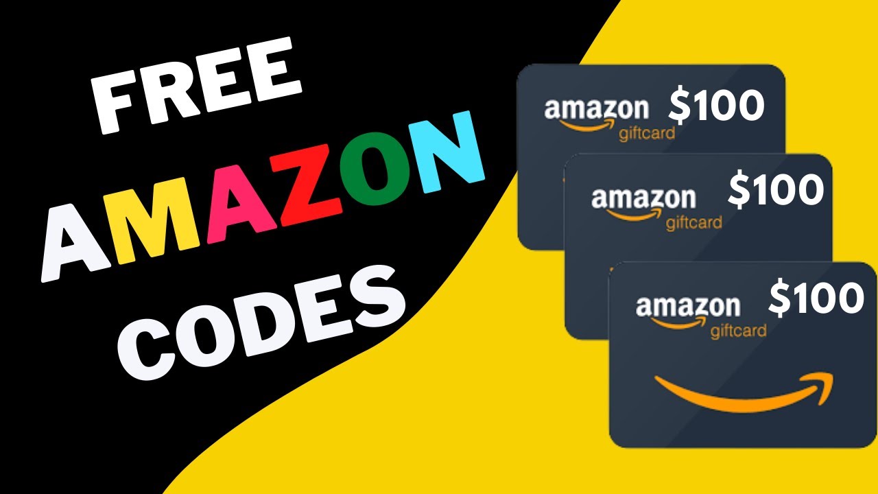 Free amazon gift card codes Free amazon codes [2022] YouTube