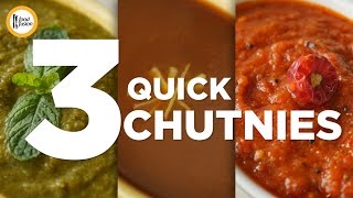 3 Quick Chutney (Keri, Khatti Meethi & Teekhi Tamatar Chutney) Recipes By Food Fusion