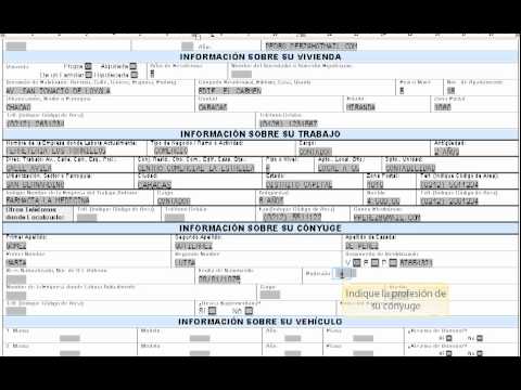 planilla de credito del banco agricola de venezuela