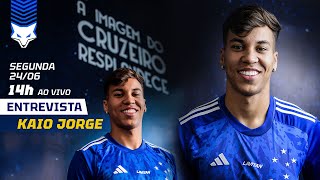 Thumbnail for 🦊🎙ENTREVISTA | KAIO JORGE | AO VIVO NO CRUZEIRO