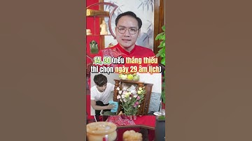 Những Ngày Đẹp để Tỉa Chân Nhang và Bao Sái Ban Thờ #shorts