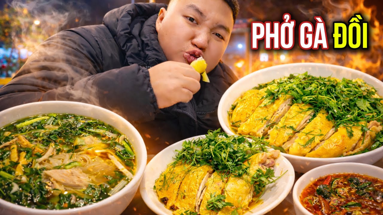 #12 PHỞ GÀ NGON NHẤT QUẬN BA ĐÌNH | Thắng Vi Vu
