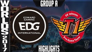 EDG vs SKT Highlights S7 World Championship 2017 Group A Day 2 Game 6 - Edward Gaming vs SK Telecom