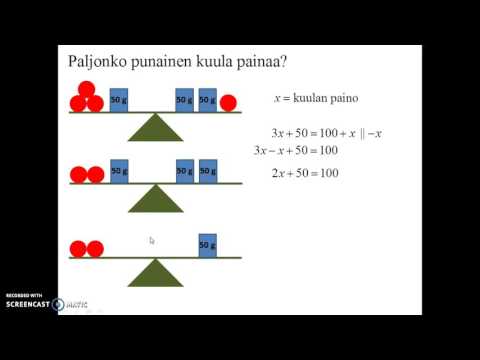 Video: Miksi parametriyhtälöitä käytetään?