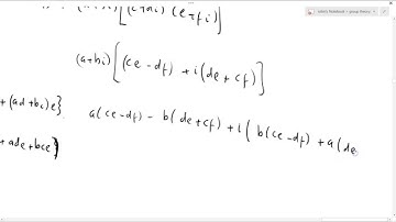 Group Theory 5a: Complex numbers under multiplication